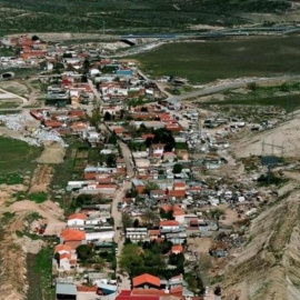Vista de la Cañada Real, en Madrid