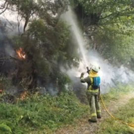 Otra jornada de calor y lucha contra los incendios