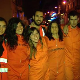 Los activistas de Greenpeace que se encaramaron al Congreso, en libertad con cargos