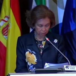 La Reina Sofía demanda "una acción coordinada y compartida" para paliar la crisis