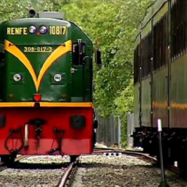 Tren histórico por los lagos de Lérida