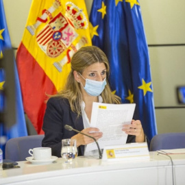 La ministra de Treball, Yolanda Díaz, en una imatge d'arxiu.