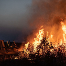18/07/2022. Incendio de Losacio, a 17 de julio de 2022, en Losacio, Zamora, Castilla y León (España).