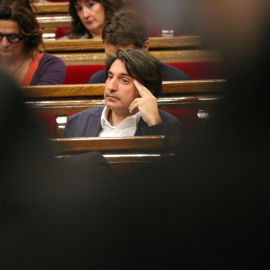 El diputat de Junts Francesc de Dalmases, al ple del Parlament.