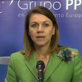 Cospedal: "Lo que no se puede es tratar de perjudicar a personas con responsabilidades públicas"