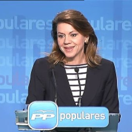 Cospedal sobre Aznar: "No hay debate interno en el partido"