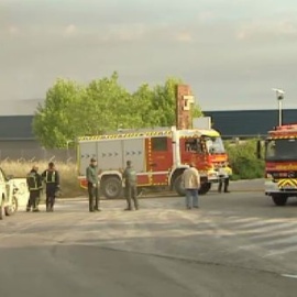 Incendio en una fábrica de productos químicos en Madrid