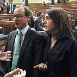 Alonso y Rodríguez escenifican el acuerdo PP-PSOE ante Europa