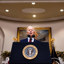 El presidente de Estados Unidos, Joe Biden, durante una rueda de prensa el pasado 27 de febrero de 2021.