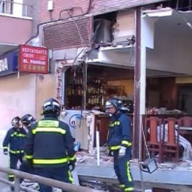 Cuatro heridos leves al explosionar un restaurante chino en Madrid