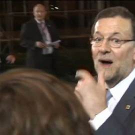 Rajoy evita comentar el ingreso en prisión de Bárcenas a su salida del Consejo Europeo
