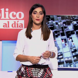 Silvia Brasero durante el informativo 'Público al Día' del 16 de octubre.
