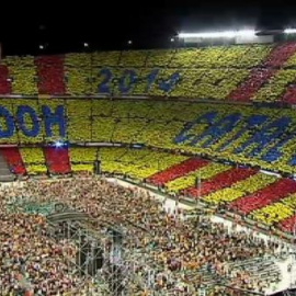 El "Concierto por la Libertad" llena el Camp Nou