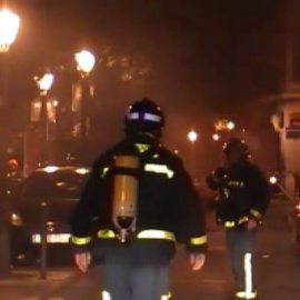 Incendio en el cableado eléctrico de Lavapiés