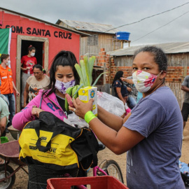 Imagen de una familia brasileña.