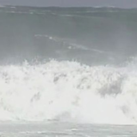 El temporal en Chile deja olas de hasta siete metros