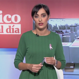 Silvia Brasero durante el informativo 'Público al Día' del 19 de octubre.