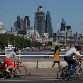 Londres, una de las ciudades señaladas por el banco UBS. AFP