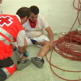 Decenas de heridos tras un accidentado encierro en Pamplona