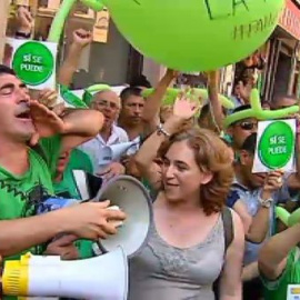 La PAH apoya a cuatro familias que han ocupado un edificio en Barcelona