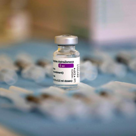 Vacunas de AstraZeneca en el Hospital Universitario Central de Asturias (HUCA), en Oviedo