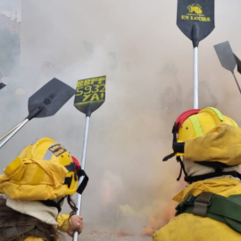 Bomberos forestales en Castilla y León