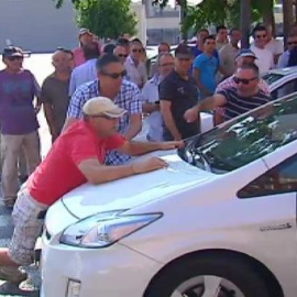 Huelga de taxistas en Valencia para lograr mejoras en el sector