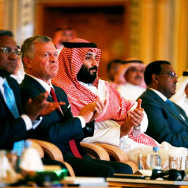El príncipe heredero de Arabia Saudí, en el Foro Económico de Riad. (FAISAL AL NASSER | REUTERS)