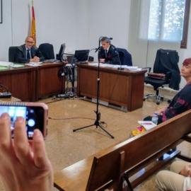 Nina Parrón, directora de Igualdad del Consell de Mallorca, durante un juicio por injurias a Jorge Skibinsky. /EUROPA PRESS
