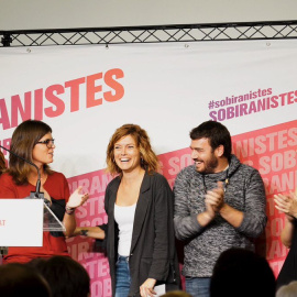 Sobiranistes, la nova plataforma crítica de l'òrbita dels comuns, encapçalada per la diputada de Catalunya en Comú - Podem Elisenda Alemany. Sobiranistes