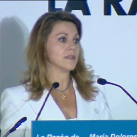 Cospedal reconoce que Rajoy comparecerá para calmar "el clima de alarma social"