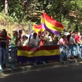 Gritos contra la monarquía en Cáceres