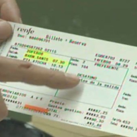 Cada billete de tren lleva implícito un seguro de viaje obligatorio 