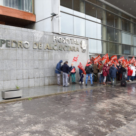 Hospital San Pedro de Alcántara en Cáceres (Extremadura). Imagen de Archivo.