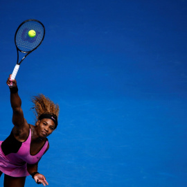 La tenista estadounidense Serena Williams, en un partido del Open de Australia, en enero de 2014. REUTERS/Jason Reed