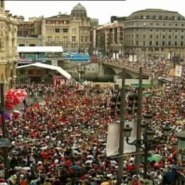 La justicia suspende a la mujer encargada de dar comienzo a las fiestas de la capital vizcaína