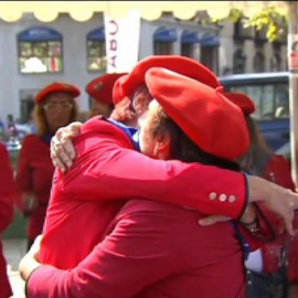 Jone Artola, protagonista del homenaje a las chupineras