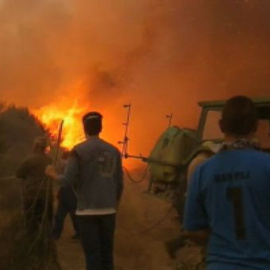 El mayor incendio del año en Galicia ha calcinado 2.175 hectáreas