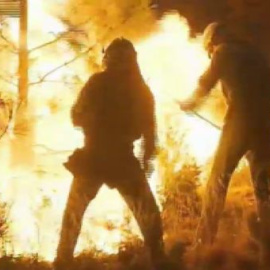 Nuevo desastre forestal por fuego en Orense
