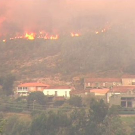 El incendio de Nogueira ha calcinado ya 400 hectáreas