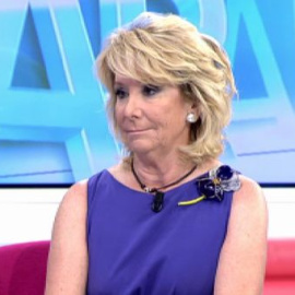 Aguirre, sorprendida por los aplausos a Rajoy cuando reconoció equivocarse con Bárcenas
