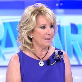 Esperanza Aguirre: "Que Artur Mas haga una megaencuesta"
