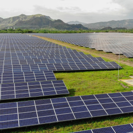 Planta fotovoltaica Llanos del Sur, cerca de Choluteca (Honduras,) la primera instalación solar de Ecoener fuera de España.