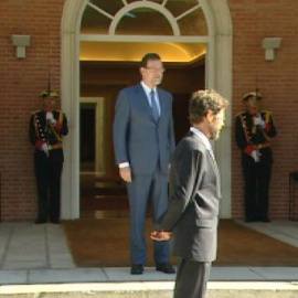Rajoy recibe a los Reyes de Holanda