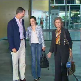 La Familia Real muy contenta tras la operación del Rey que ha sido todo un éxito