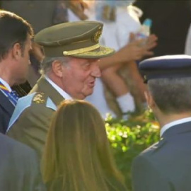 Rey no podrá asistir este año al desfile del 12 de octubre