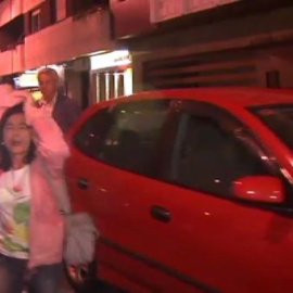 Familiares de la niña asesinada en Santiago se enfrentan a la prensa