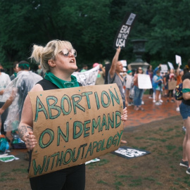 17/8/22 Manifestación en defensa del derecho al aborto en Washington, en julio pasado.