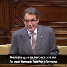 Mas: "Estamos donde estamos porque hemos acumulado 100 años de decepciones sobre las terceras vías"