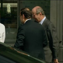 Rajoy visita al Rey: "Le he visto muy bien"